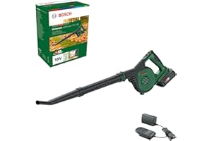 Bosch soplador de hojas a batería UniversalLeafBlower 18V-130 (para una limpieza rápida y sencilla de exteriores; sistema de 18 voltios; 1 batería de 2,5 Ah y cargador)