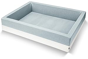 Rainbow Kids - XXL Luxus Bällebad Bällepool Bällebecken Spielbälle Kugelbad Spielbecken Ball (120x90x40 ohne Bälle)- Mint-Weiss