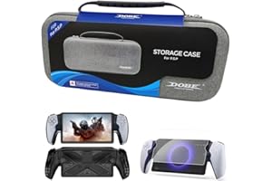 AZURAOKEY PS Portal-Zubehör, Hartschalen-Tragetasche, Silikon-Soft-Grip-Cover-Schutzhülle und Displayschutzfolie 8 Zoll for Playstation 5 Portal-Zubehör