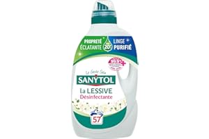 Sanytol Lessive Désinfectante Fraîcheur Florale 57 doses - 2,85L