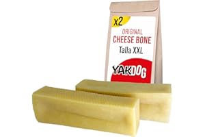 YAKDOG - Palitos de Queso para Perros - Golosinas de Larga Duración - 100% Natural - Tradicional del Himalaya - Fabricado en Bélgica - Talla XXL