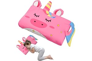 YAOZUP Lunalow Coussin Enfant, Oreiller Ergonomique Enfant, Respirant, Confortable, Détachable, Oreiller Sieste Maternelle vec Taie pour La Crèche, 45 x 27 cm