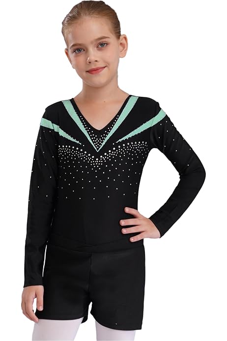 Robe De Danse Femme Strass - Justaucorps Sans Manches Pour Patinage, Gymnastique, Spectacle - Taille S à XXL