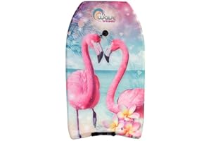 SPORTX Bodyboard Flamingo Juniorschaum 83 cm hellblau/rosa