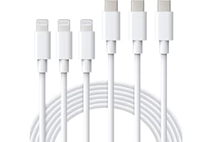 ilikable Zestaw 3 kabli USB C do Lightning 1M iPhone Quick Charge MFi z certyfikatem kabel ładowarka iPhone USB C do iPhone 14 13 12 Pro Max Mini iPhone 11 Pro X XR XS SE 2020 8 Plus