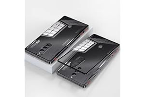 ANFAIRLACE Etui kompatybilne z REDMAGIC 8 Pro, magnetyczna adsorpcja, etui na telefon komórkowy z przesuwnym zamkiem, szkło hartowane, aluminiowa rama, ochrona aparatu 360, etui ochronne, czarne