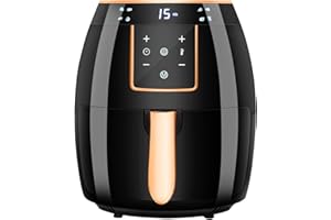 Yensong Family Air Fryer,Digital Onetouch Screen with 8 Presets,Timer&Temp Control,1300W,5.5L