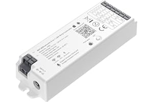 BTF-LIGHTING 5in1 WB5 2.4GHz Tuya WiFi PWM LED Controller Compatibile con Alexa Google Home Smart Life Tuya Smart APP Control per Dimming CCT RGB RGBW RGBCCT Striscia LED Funziona con WR01RF WR02RF