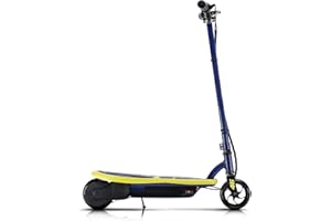 VR46, Kiddy, Trottinette Électrique, Moteur 120W sans Balais, pour Enfants, Jaune/Bleu