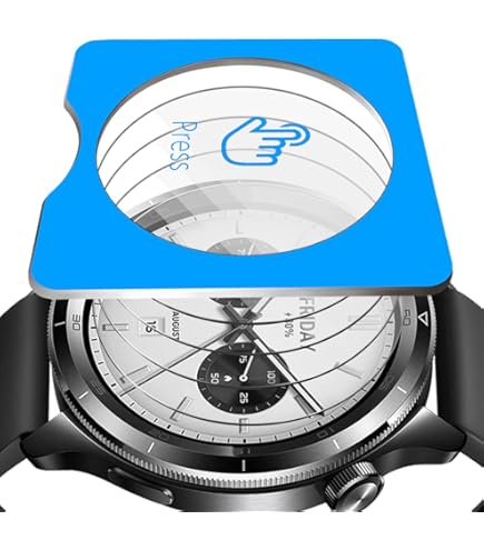 Produktbild von Haofun 4 Stück Für Garmin Instinct 2X Schutzfolie Glas, 9H Härte