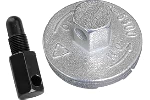 JNNJ Tope de Pistón de Embrague Motosierra, Herramientas de desmontaje del Volante, Desmonta Embrague Expansor, Herramienta de Extracción de Piezas de Embrague Universal para Reparación(Plata)