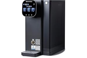 OsmoFresh Fusion Air Auftisch Osmoseanlage | Keine Installation | Heißwasserspender | Filterung & Mineralien | 3-Fach UV-C LED | Abwasserverhältnis 2:1 | TÜV zertifiziert