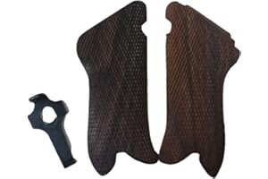 warreplica WW2 Tedesco Luger P08 Impugnature a Mano in Legno con Stripping Take Tool Marked Riproduzione