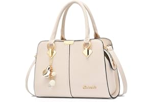NICOLE & DORIS Sac a Main Femme Mode Sacs à Main Portés Epaule Elégant Sacs à Bandoulière PU Cuir Sac Cabas Pochette Sac Fourre Tout pour Shopper Fête Quotidien