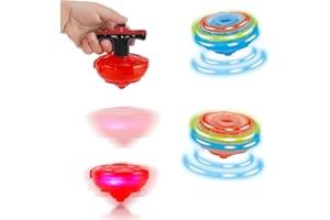 Toy Imagine™ Lattoo Spinning Launcher Gyro Top with Flashing Led Light Beyblade (Color May Vary).