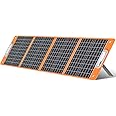 Solar Panel Foldable 100 W 18 V Solar Module, Flexible Solar Panel Camping Portable Monocrystalline Solar Panels, Solar System Complete Set with Type C QC3.0 for Caravans, Camping, Balcony, Garden