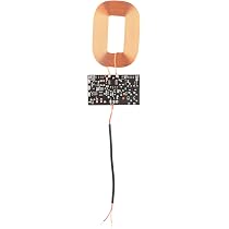 VBESTLIFE Modulo Ricevitore Wireless Qi 5V 1A - Bobina Fai-da-te Per Ricarica Standard Qi Con Protezione Integrata - 2