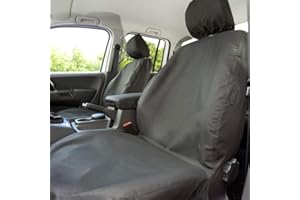 UK WHOLESALE LOWERING THE COST TO YOU My Van Seat Covers MVSC127B Tailored Waterproof Front Seat Covers Black - To Fit VW Amarok (2011-2023)