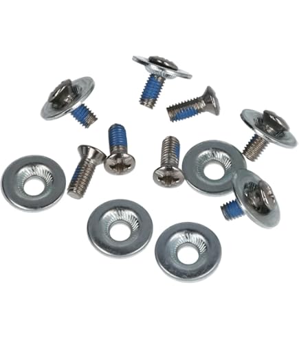 SPORTARC Snowboard Bindeschrauben Set - 16mm M6 Schrauben Mit Dichtungen Für Sicheren Halt