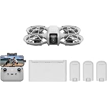 RtottiM Protection Gimbal DJI Neo - Pare-chocs Anti-Collision + Train Atterrissage Pliable, Accessoire Drone Orange Léger