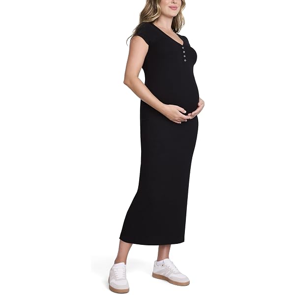 dangri dress for pregnant ladies The Mom Store Maternity Denim Dungaree | Loose Fit Growing Belly | Pre and Post Pregnancy | Side Buttons LIGHT PINK DRESS