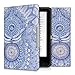 Produktbild kwmobile Flip Hülle für > Tolino Vision 1 / 2 / 3 / 4 HD < mit Orient Design - Aufklappbare Tasche Kunstleder in Blau Weiß