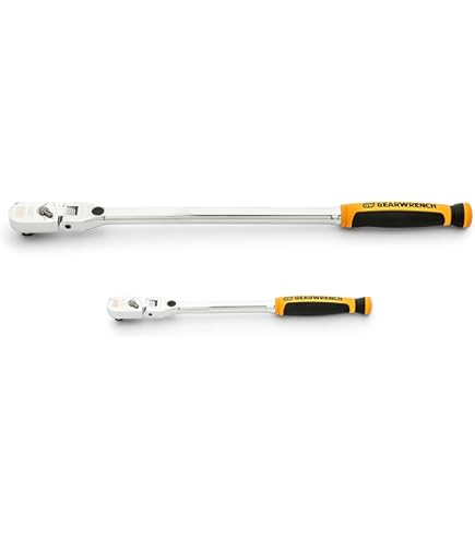 GEARWRENCH 89617 Flex-Ratschenkopf – 9 Mm X 12 Mm, 1/4-Zoll Antrieb – Tropfenförmig Für Enge Räume