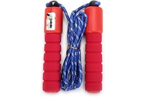 PARENCE.- Skakanka z wbudowanym licznikiem - zabawna i edukacyjna - Zintegrowany licznik, ergonomiczne uchwyty - losowy kolor