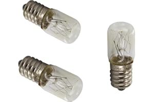 FIND A SPARE Trova una confezione di ricambio di 3 lampadine universali E14 10W per Beko Whirlpool Samsung Bosch Beko Indesit Russell Hobbs frigorifero e congelatore