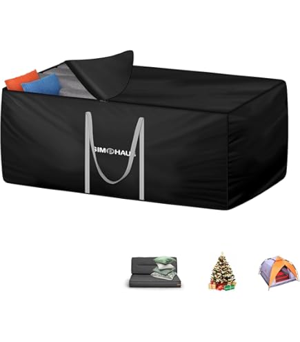 Borsa Per Cuscini Da Giardino XXL - Custodia Impermeabile E Anti-UV Per Cuscini, Albero Di Natale E Oggetti Da Esterno