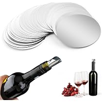 60 Pièces Stop Goutte Vin 7.5 x 7.5 CM Becs Verseurs Vin en Réutilisables, Matériau en