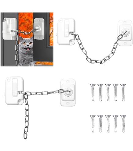 Sandiyago 2 Limitatore di Apertura per Finestre e Porte 190mm Cavo per Sicurezza Bambini Blocca