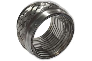 WELDRACINGPARTS Tubo flexible de escape (70mm 2,75") 70mm de largo, interior liso. "Atención con flexibles más económicos que no son lisos por el interior, provocan ruidos y vibraciones por turbulencias"