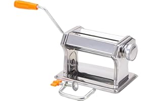 PH PANDAHALL PandaHall Polymer Clay Press Tonverlängerer Mischerpressen Handbetriebene Tonpressmaschine 6 Dickenoptionen Zum Abflachen Und Glätten (Tischklemme Enthalten)