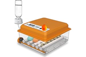 Hethya Incubadora automática de huevo, incubadora de pollos para el hogar, controlador de la granja, 12-16 huevos