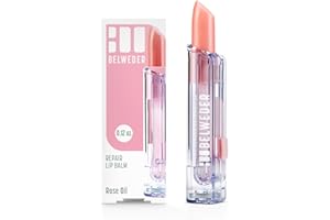 BELWEDER - Balsamo Labbra Riparatori con Olio Prezioso di Rosa di Damasco - Anti-invecchiamento - Burrocacao Labbra Trasparente Perlato - Rigenerativa Balsamo Labbra Idratante - 1 x 3,5g