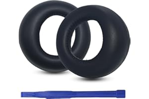 umvowuxa PS5 Cuscinetti Auricolari di Ricambio per Sony PS5 Pulse 3D Wireless – Pelle Morbida e Schiuma Memory Foam, Compatibili con Playstation 5(Nero)