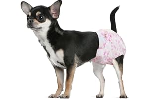 Dono Pieluchy dla psów, jednorazowe, super chłonne pieluszki dla pieska, technologia Flash Dry Gel Technology Pieluchy dla szczeniaków, szczelne, dopasowane pieluchy dla kotów w upale, pobudzające