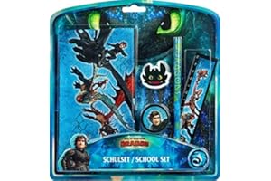 Undercover GmbH DRA Dragons Schulset, 5-teilig, bunt