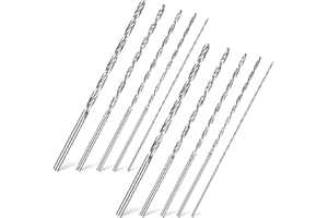 ALTcompluser 10 Stück Extra Lange Holzbohrer Bohrer Set 2 mm, 3 mm, 3,5 mm,4 mm, 5 mm Holzbohrer HSS Spiralbohrer zum Bohren für Die Holzbearbeitung Manuelle