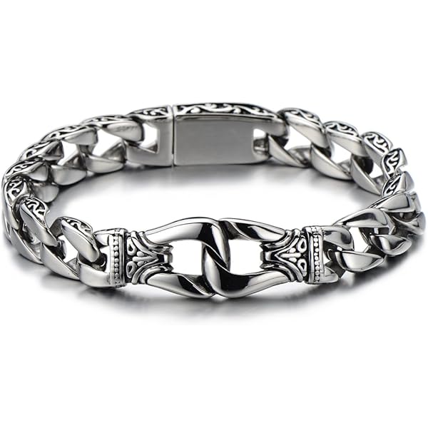 Paul Chain Collana Uomo In Acciaio Inox Argentato - Maglia Cordino - Foto 5