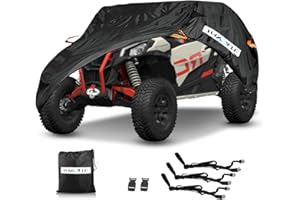 HAYCOVER Cubierta impermeable para UTV, material de tela Oxford de denier pesado para Polaris RZR Yamaha Rhino Can-Am Defender Honda Pioneer Kawasaki Mule Teryx 2-3 pasajeros