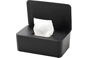 SHENGRUILI Feuchttüchter Box,Kunststoff Feuchttücher Spender, Aufbewahrungsbox für Feuchttücher,Servietten Box mit Deckel,Tissue AufbewahrungskofferToilettenpapier Box,Baby Tücher Fall