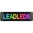 Programmable Led Sign, 13.7x4.0in Message Led Shop Signs Flexible Digital Display Board, App Control Led Panel Custom Text Graffiti Animation for Bar Hotel Advertising