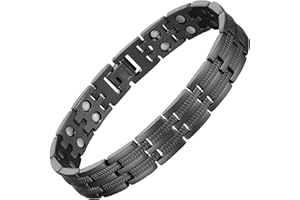 BioMag Copper Bracelet for Men Magnetic Bracelet,Copper Wristband with Ultra Strength Magnets,8.6inches Adjustable with Tools