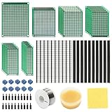 Práctico agujero de circuito impreso Kit para proyectos, manualidades, diseño de DIY y experimentos eléctrica.