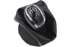 HZTWFC Cubierta de arranque de 6 velocidades, engranaje del coche, negro, palanca de cambios, polares para Mercedes Benz C-Class W203 S203 W202 BJ 93-01 A-Class W168 97-04