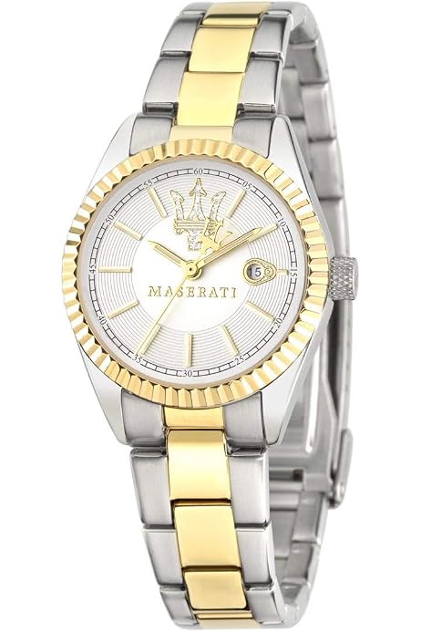 Orologio da donna, Collezione Competizione, movimento al quarzo, tempo e  data , in acciaio e PVD oro - R8853100505 : Amazon.it: Orologi