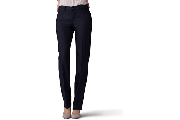 Lee dam Byxor Secretly Shapes Straight Leg Pant