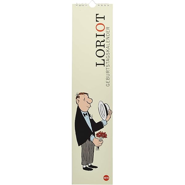 Loriot Geburtstagskalender Immerwahrender Kalender Mit Monatskalendarium Format 11 X 49 Cm Amazon De Heye Loriot Bucher